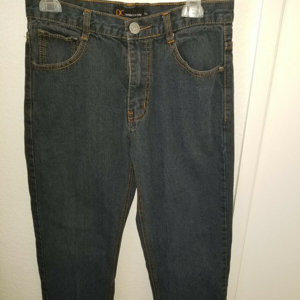 DENIM COUTURE Mens Dark Blue Jeans 30x30